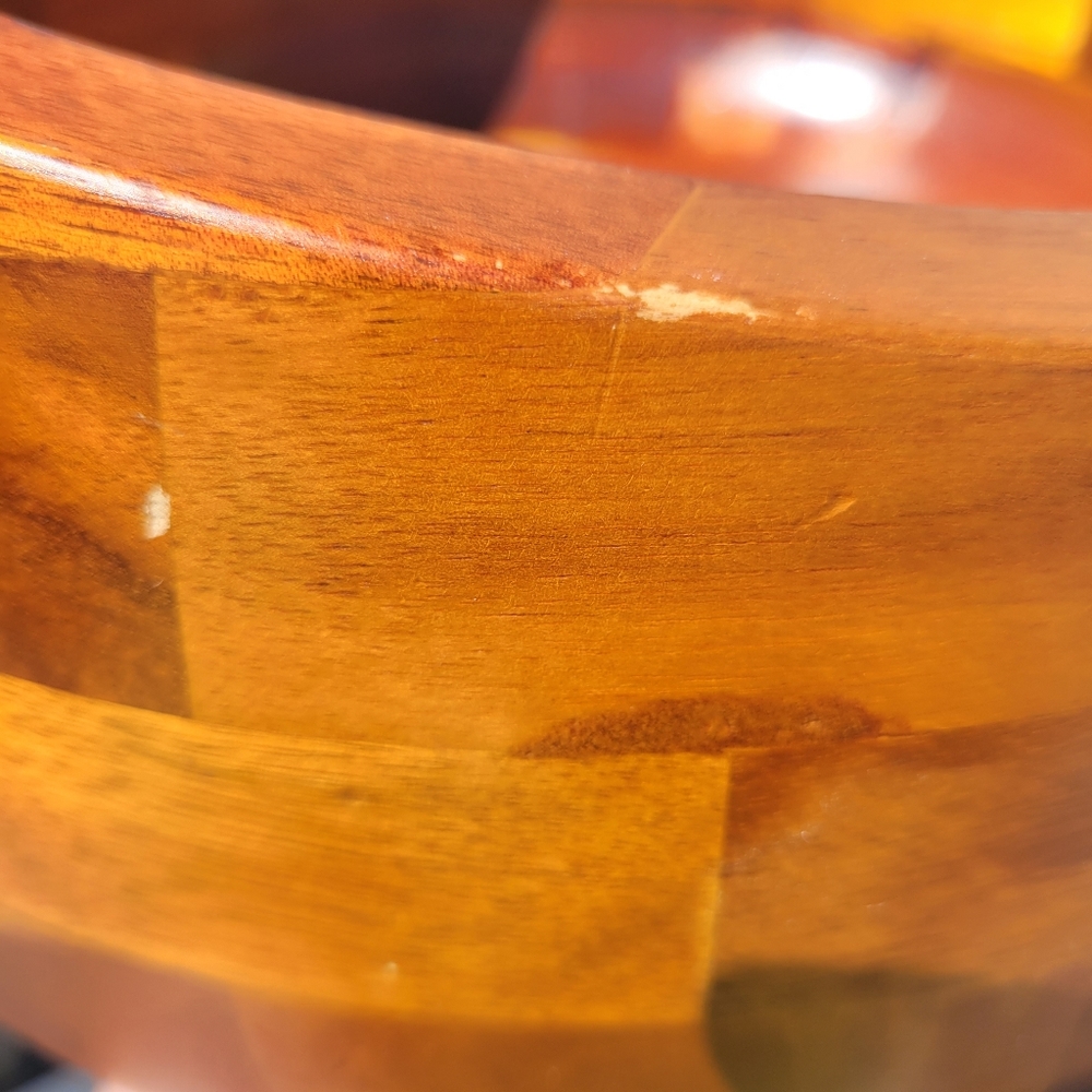 Large Wood Bowl ~ Michael Graves Design ~ Large Wooden Salad/Chip Bowl - Picture 11 of 16